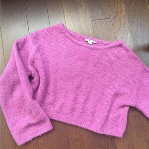 Grey Bandit Fuchsia Crew Neck Sweater